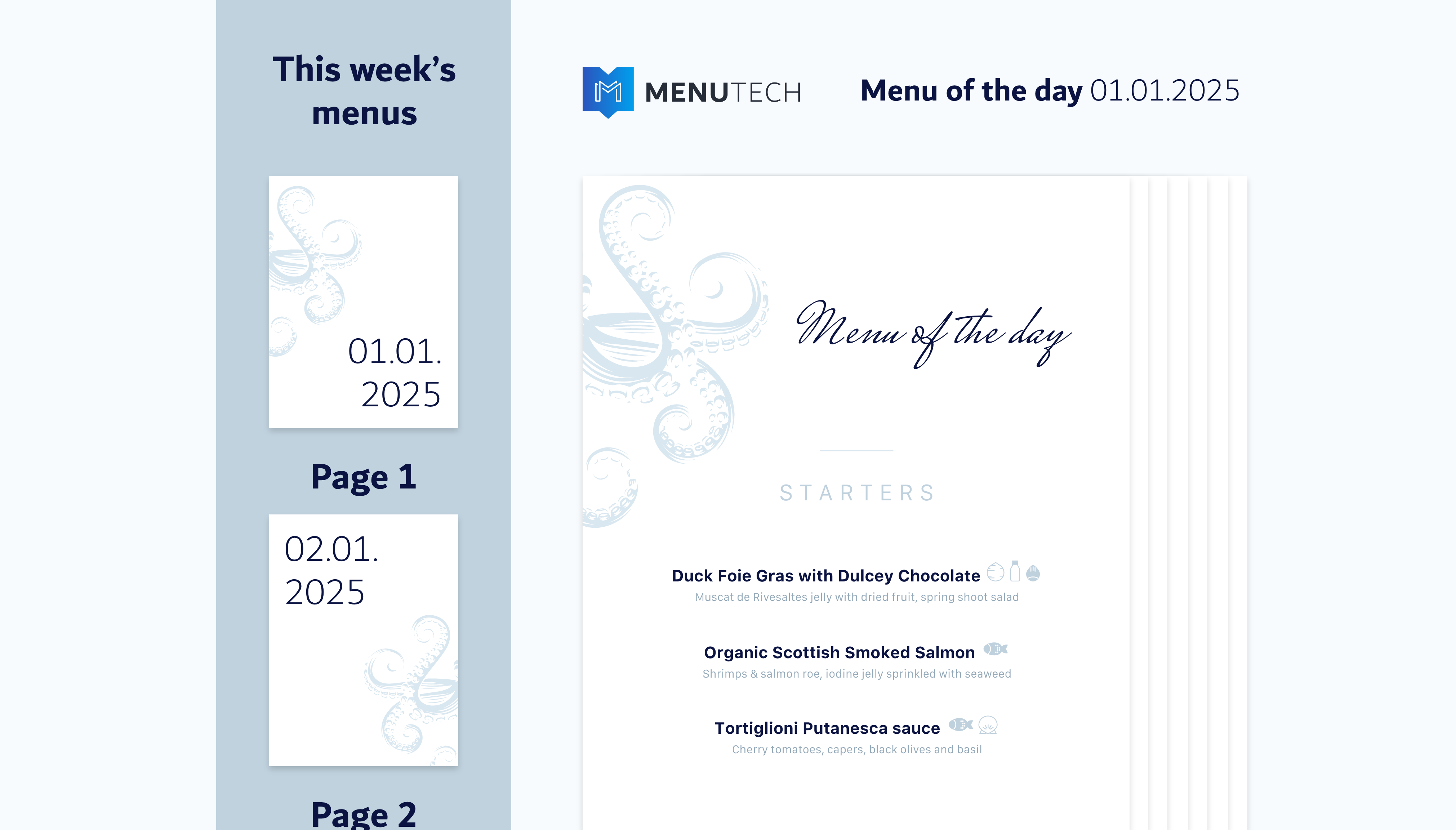 Automatic Menu Updates