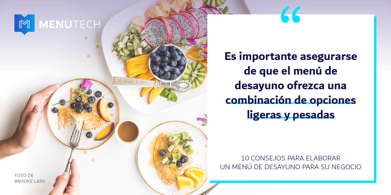 Healthy options on Breakfast menus Menutech