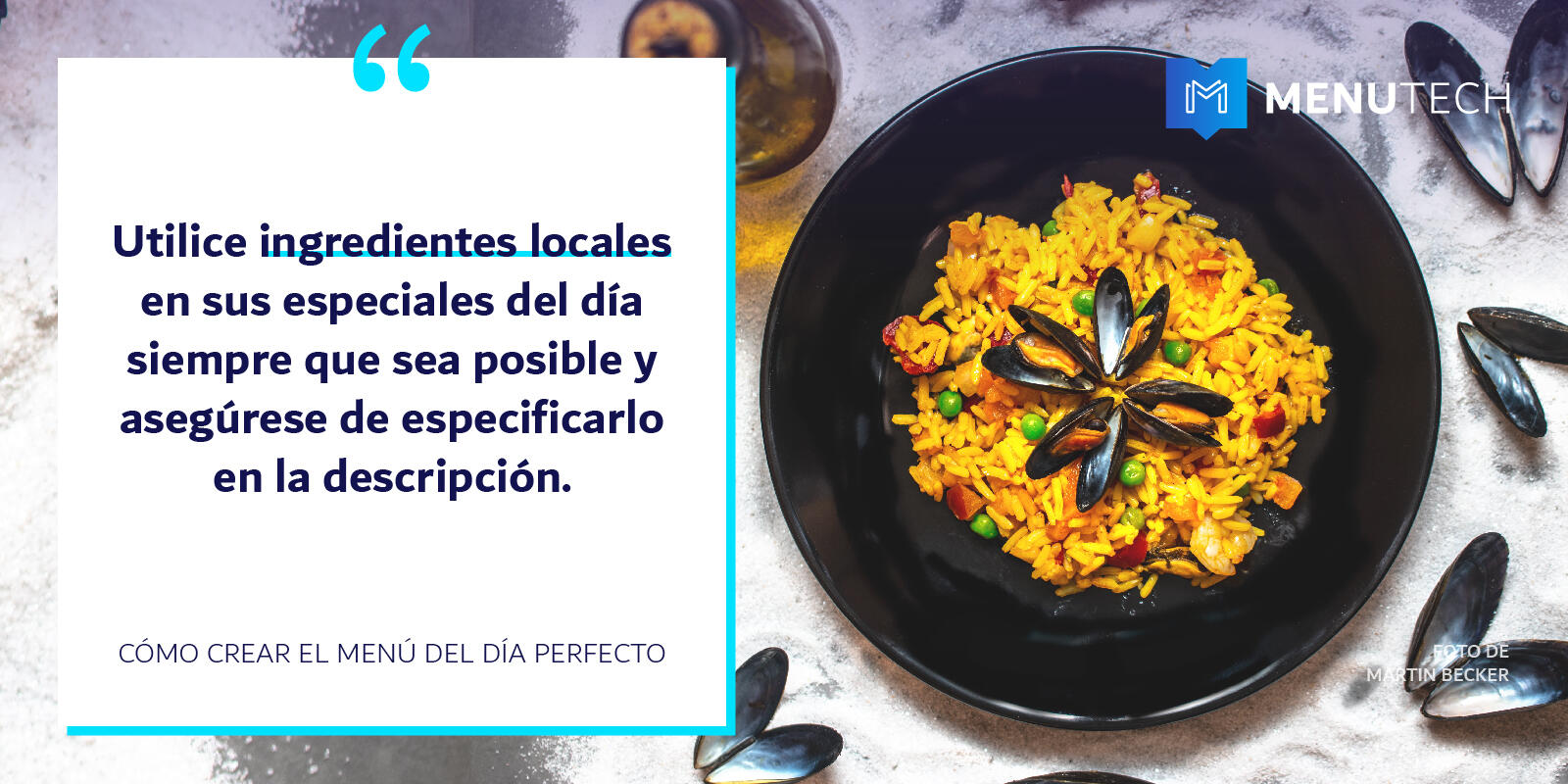 Include famous dishes in Daily Specials Menutech