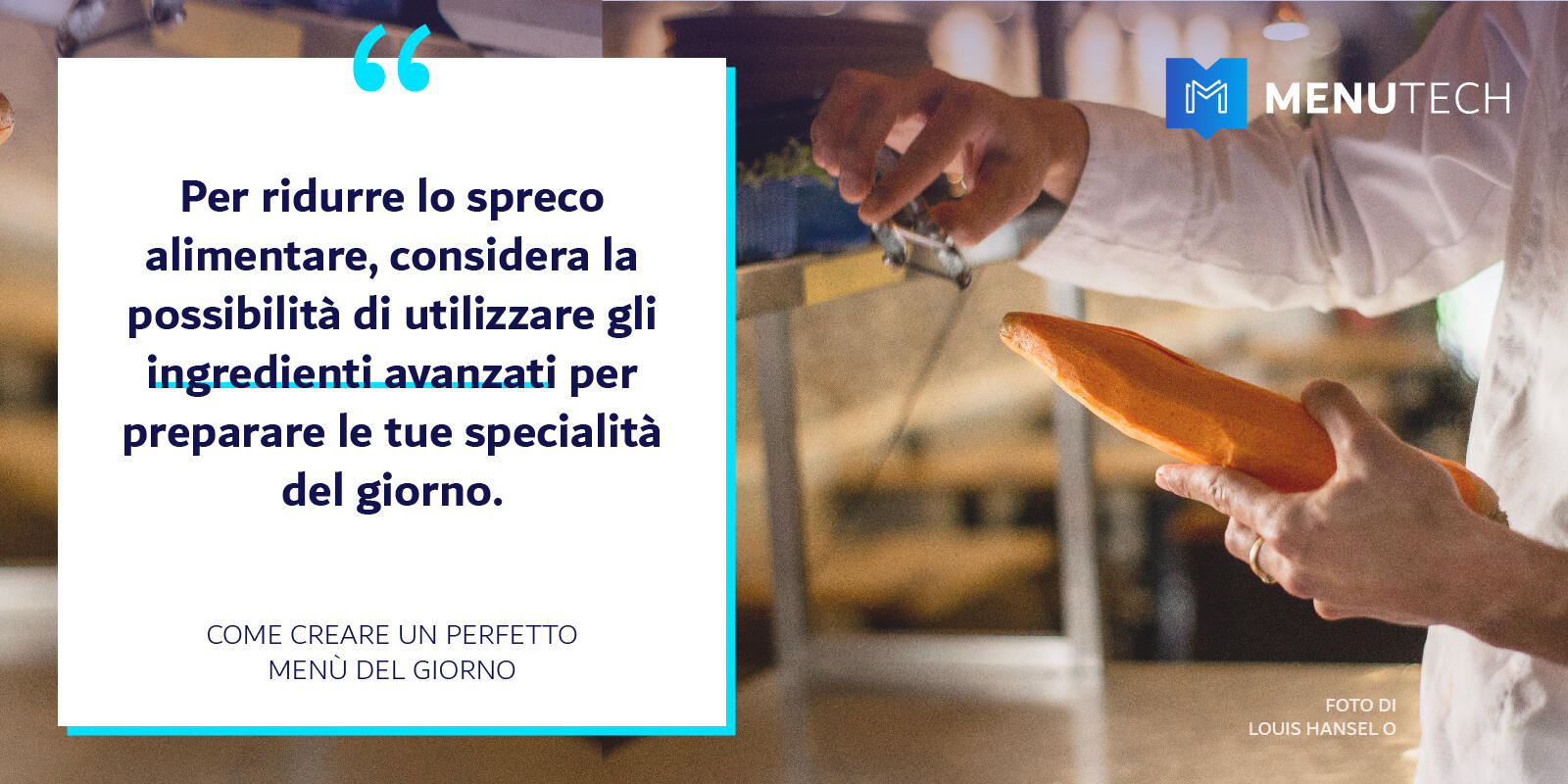 Reduce food waste with Daily Specials Menutech