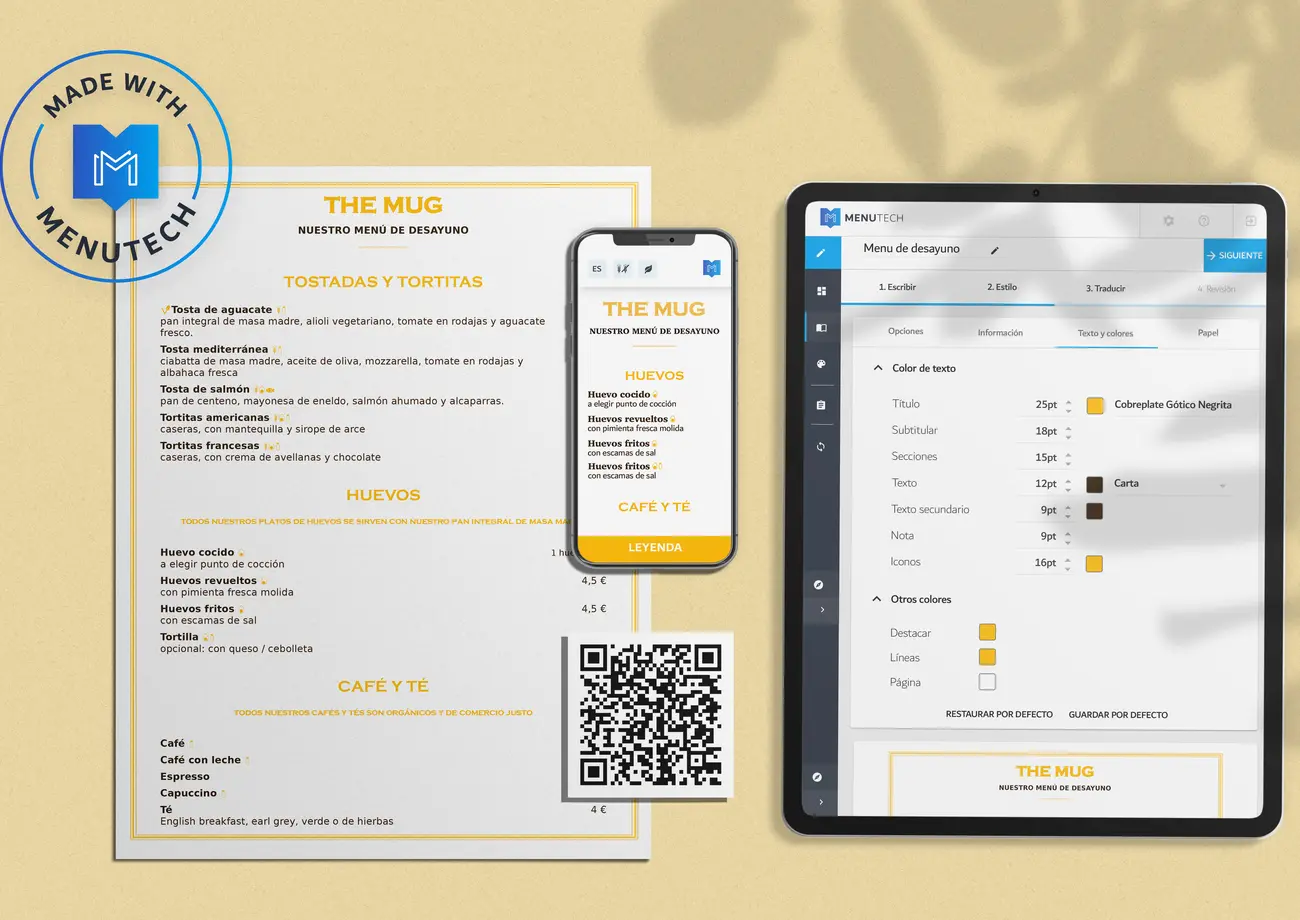 Carta Menutech