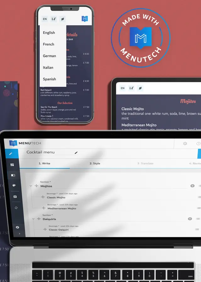 Beverage List online maker