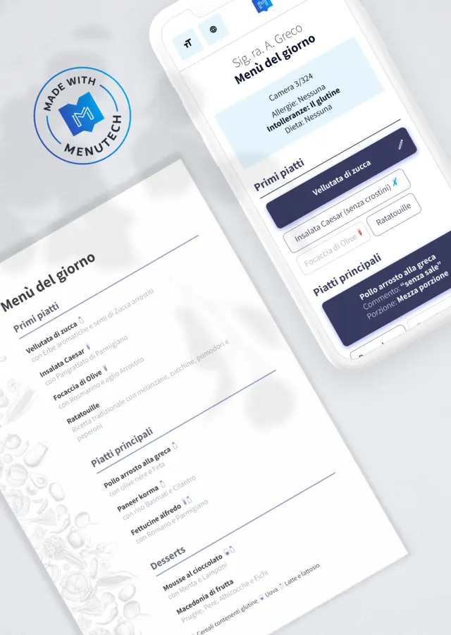 Gestione delle comande in Cloud Menutech