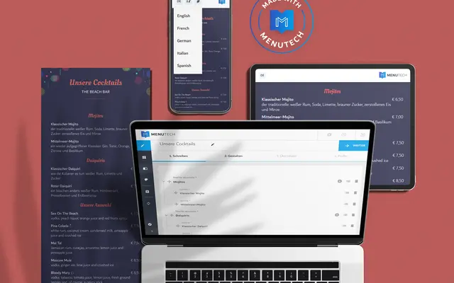 Menutech Software für Menü Übersetzung