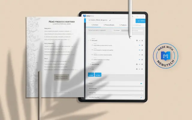  Menutech il software per creare menù professionali