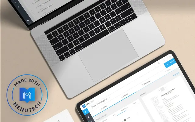 Menutech Software zur Menüerstellung