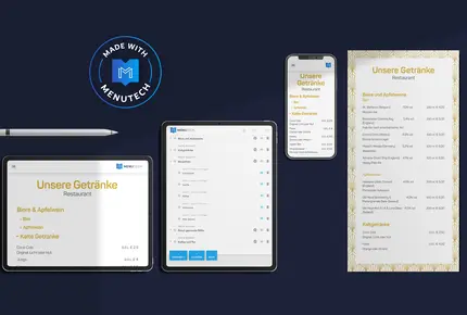 Kontaktlose und mobilfreundliche Menüs von Menutech