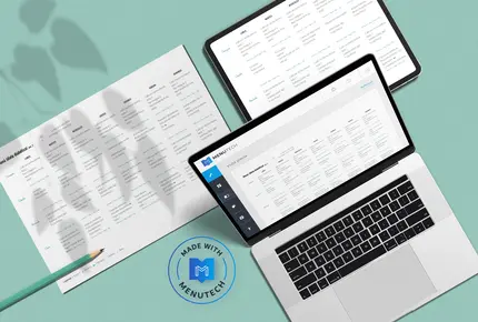 Creador de menús en Menutech