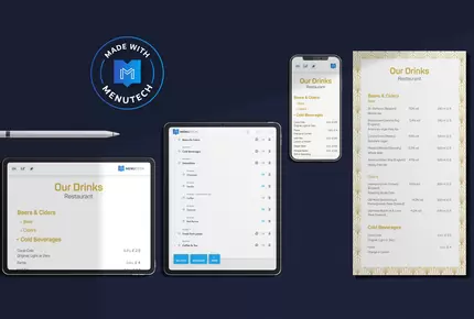 Contactless and Mobile Friendly Menus by Menutech