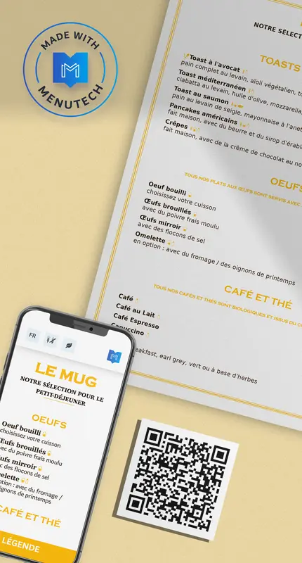 Menutech Logiciel de conception de menus