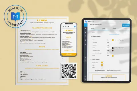 Menus à la carte Menutech