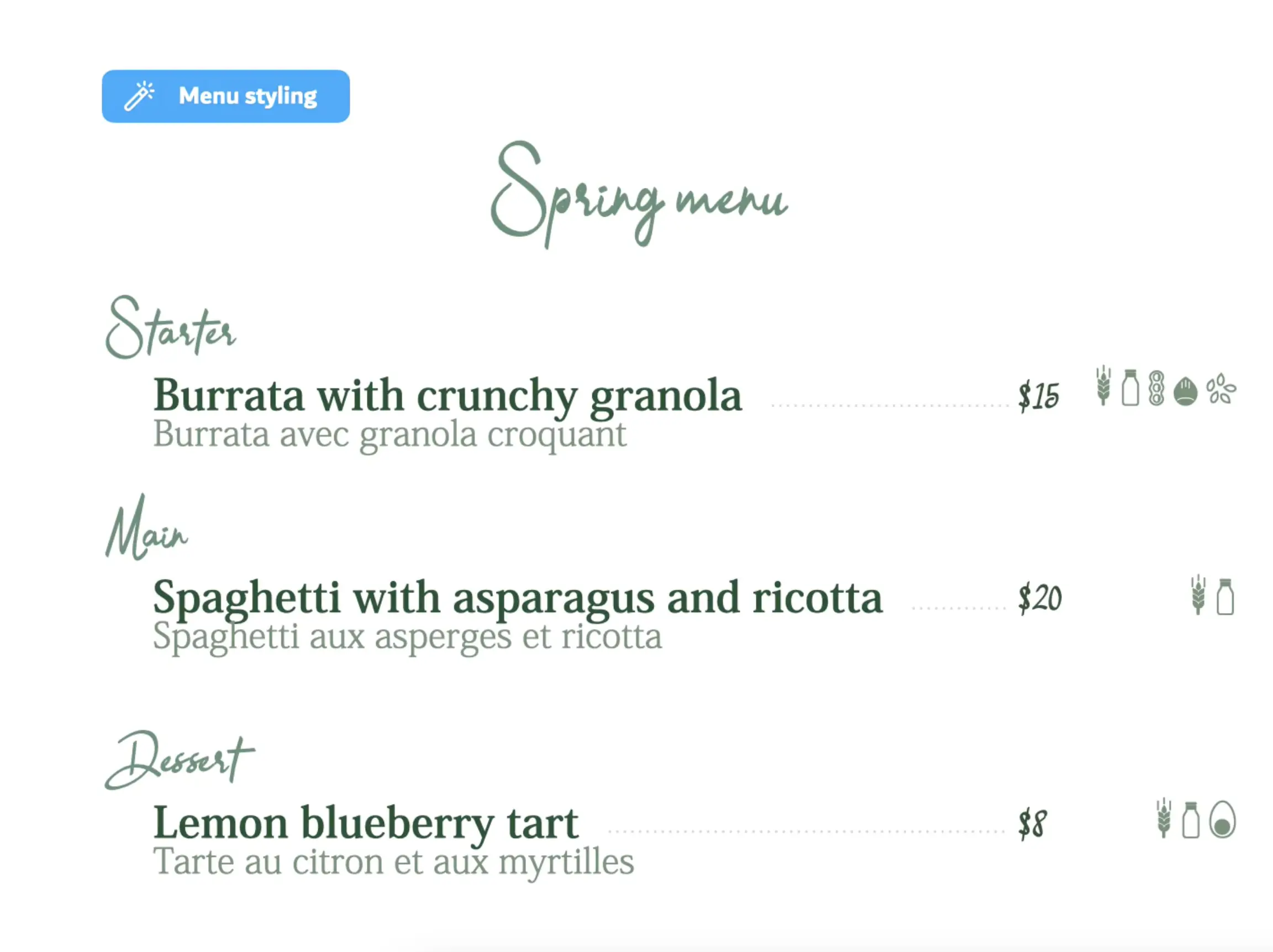 Menutech Menu AI Automation English